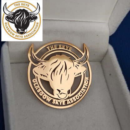 Custom Company Bar Club Logo Brooch Personalized Image Lapel Pins Stainless Steel Pin Customize Gift Badges Jewelry Anti Allergy