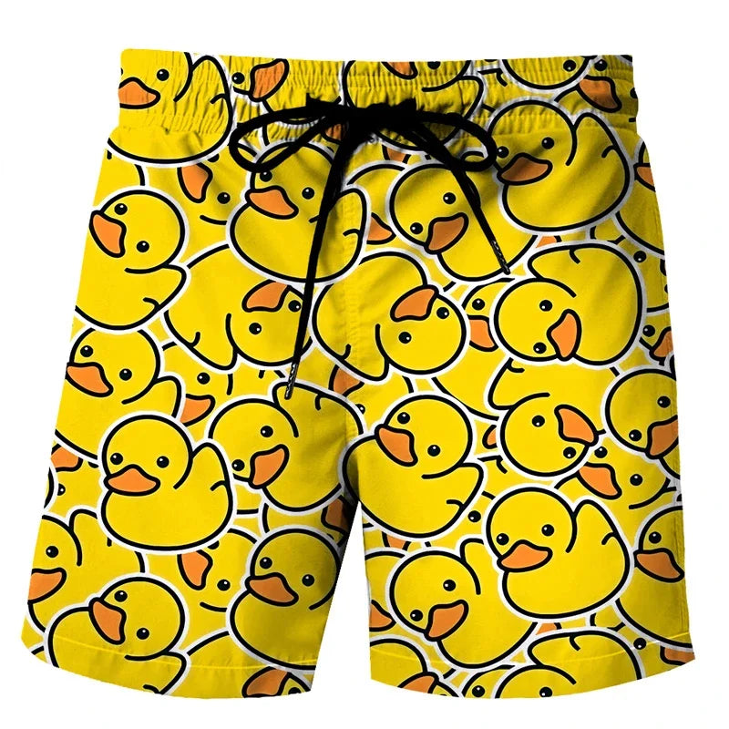 Fun Animal Pig 3D Print Sports Quick-Dry Breathable Men Shorts Outdoor Street Vacation Beach Leisure Parent-child Clothing Pants