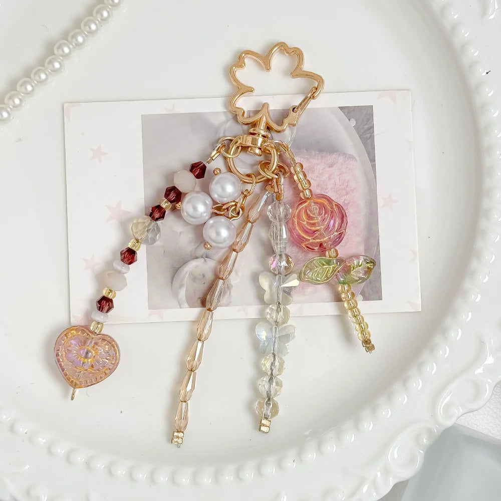 Original New Retro Star Pendant Handmade Beaded Ins Ocean Style Bag Hanging Keychain 2026 Wholesale