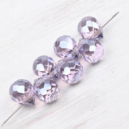 10*8mm Czech Crystal Waterdrop Beads Shiny Faceted Glass Strawberry Beads for Jewelry Making Needlework DIY Handmade Accessories