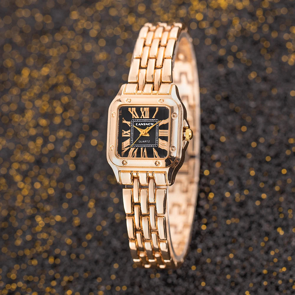 Simple Style Watch Women Top Brand Luxury Hollow Analog Quartz Wristwatches Fashion Elegant Ladies Watch Clock Gift Reloj Mujer