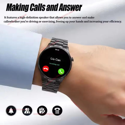 2026 New Smart Watch Men Women AMOLED HD Screen GPS Motion Trajectory Heart Rate Bluetooth Calls SmartWatch Waterproof Pk HT30