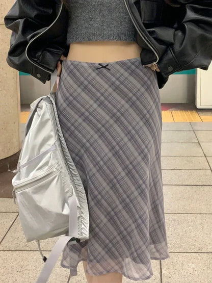 Women's Patterned Flared Skirt in Style Options