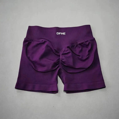 DFHE Camisole Fitness Shorts, High Waisted and Hip Lifting Yoga Shaping Shorts, Breathable Sports Running Fitness Shorts