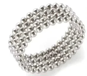 Crystal High End Non Tarnish Fashion Geometric Open Gold Plated Stainless Steel Rings for Women Wedding Ring Jewelry