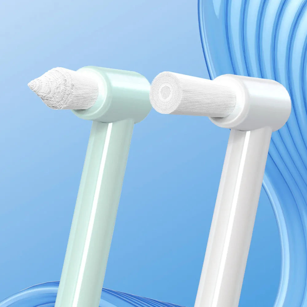 Super Deer 1PC High-density Bristle Tooth Brush for Braces Pointed And Flat Head Toothbrush Dental Cleaning Orthodontic Supplies
