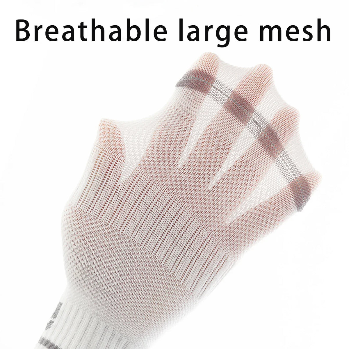 5 Pairs of Children's Socks, Thin Breathable Mesh Socks for Summer, Fashionable Sports Socks for Spring and Autumn, Student Sock