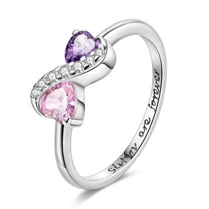 Fashion Rings for Women Stars and Moon Sunflower Pink Heart Zircon Luxury Wide Rings Fashion Engagement Wedding Jewelry Gift