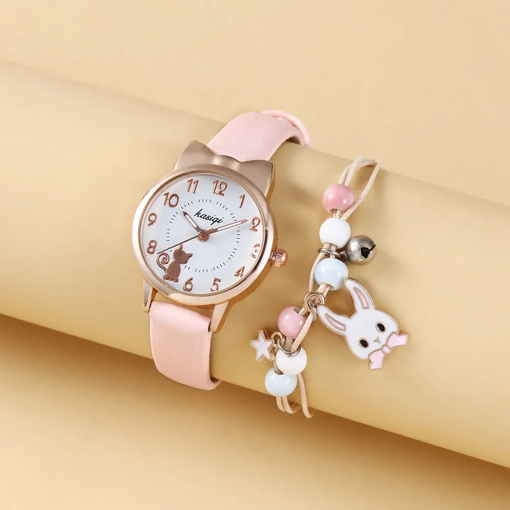Women Watches Fashion Silicone Band Women Quartz Watches Jewelry Set Reloj Mujer Girls Clock Gift
