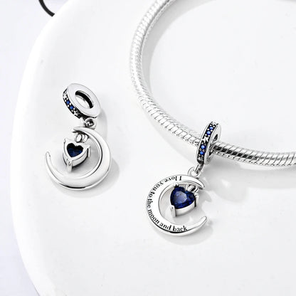 Charms Beads 925 Sterling Silver Tree of Life Peach Heart Sweet Love Charms Fit Pendants Bracelets Necklaces Women Jewelry Gift