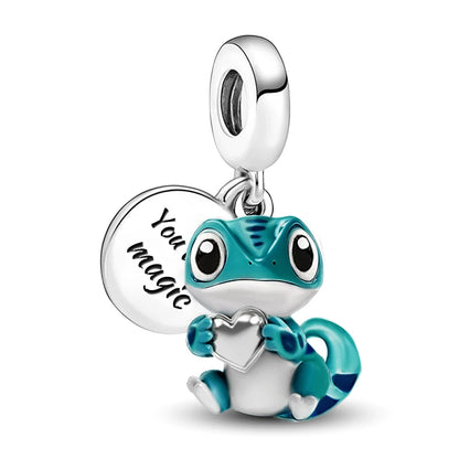 925 Sterling Silver Kapibala Owl Panda Elephant Butterfly Charms Beads Fit Original Bracelet Bangle High Quality DIY Jewelry