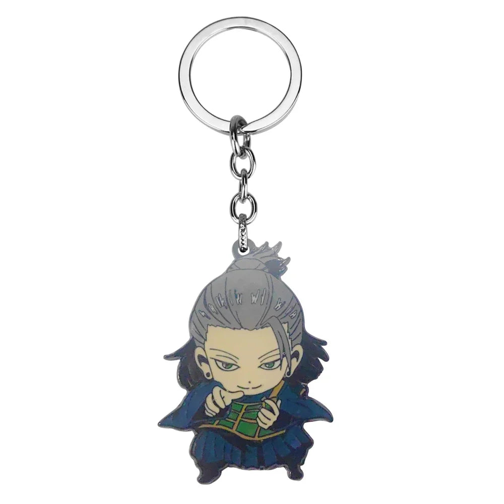 Anime Keychain Geto Suguru Satoru Gojo JJK Phone Charm Accessories Pendant Keyring Bag Jewelry Gift