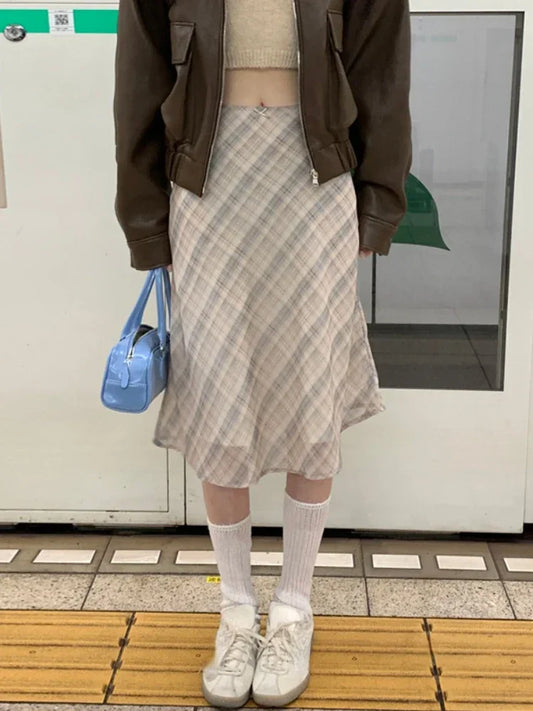Women's Patterned Flared Skirt in Style Options