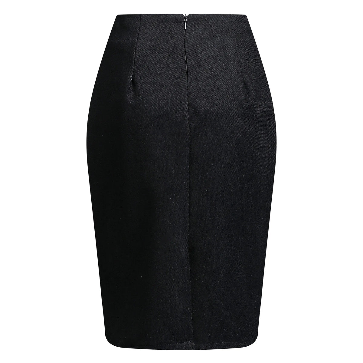 2025 Autumn and Winter Women's Plaid Hip Skirt Zipper Slim Wool Blend Fashion Office Pencil Skirts Midi Skirt