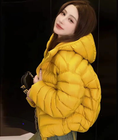 Women's Hooded Quilted Puffer Jacket