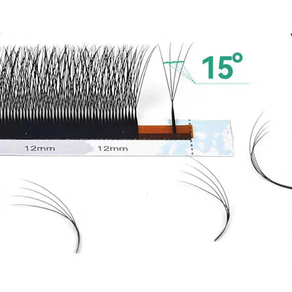 MARIA Narrow 3D W/4D W/5D W Shape Automatic Flowering Eyelash Extensions Premade Fans Narrow Natural Soft Lashes Full Dense