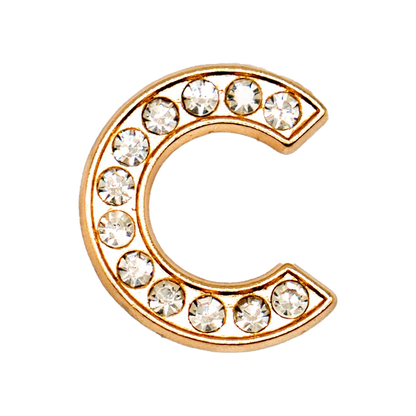 1pcs Metal Gold Luxury Letters Shoe Charms for Clog Alphabet Shoes Decorations Pins for Women Girl Sandal DIY Party Favor Gifts