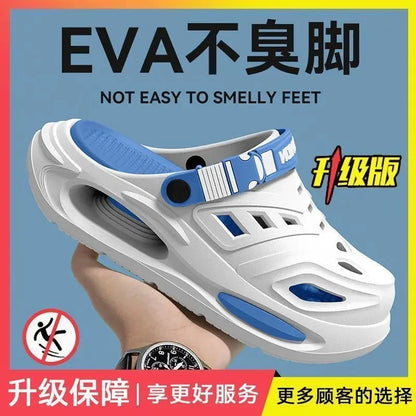 Men's Summer Sport Slippers Anti-slip Leisure Sandals Soft Bottom Outdoor Beach Shoes Breathable Comfortable Thick Bottom Sandal