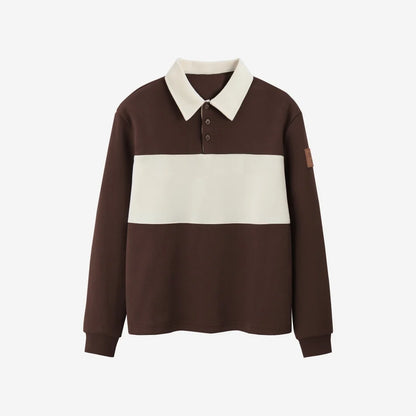 (Ship out in 1 day)AS AW26 Saddle collection Brown Corduroy + Rugby sweatshirt Print corduroy family matching girls boys clothes