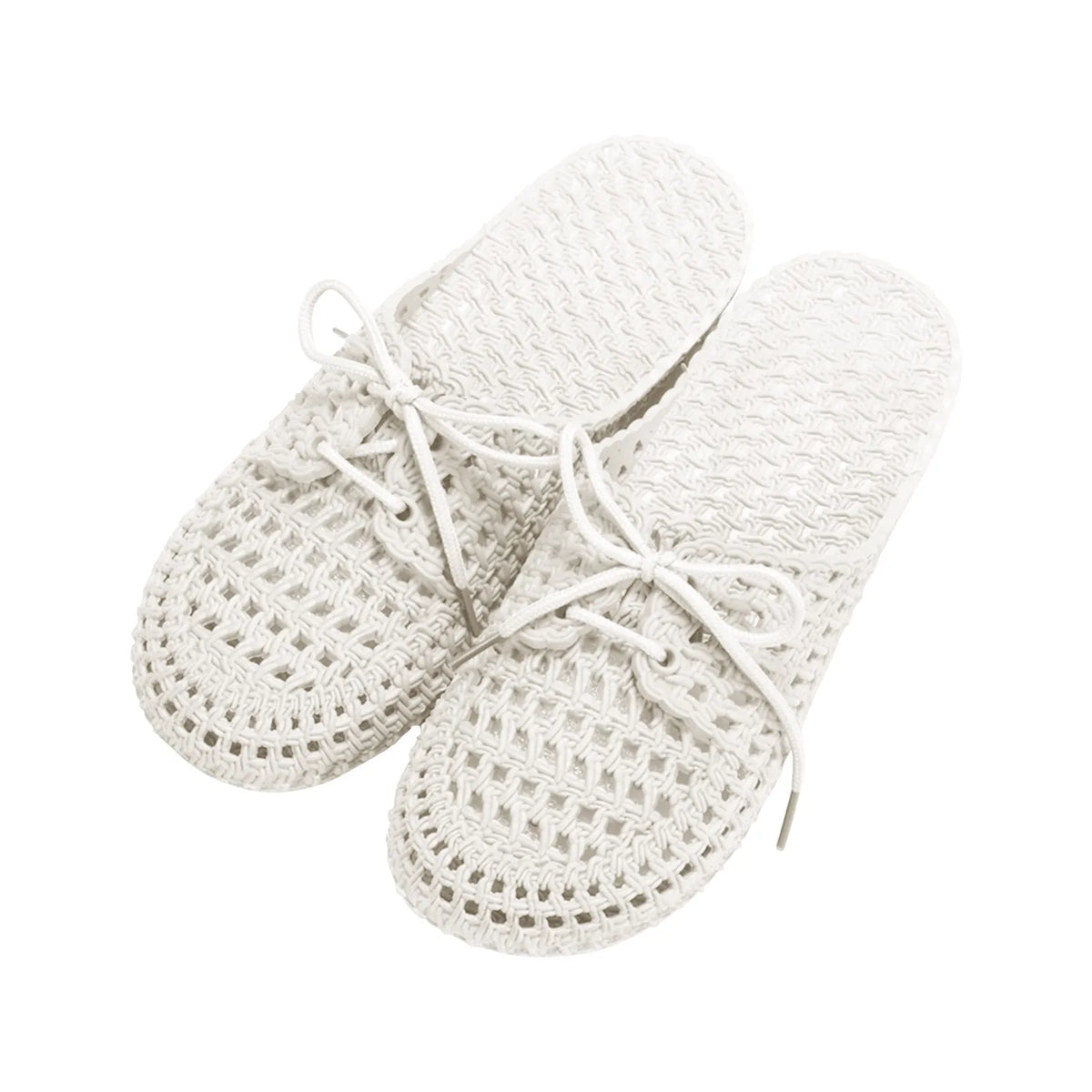 Lace Up Slippers Women Flat Sandals Summer Vacation Beach Shoes Daily Home Non Slip Soft Slippers Ladies Sandalias Mujer