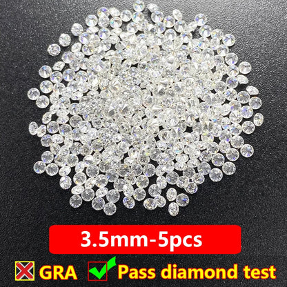 [ Free Sample ] Lab-grown Diamond Moissanite Diamond Stone 0.7mm-30ct Premium Loose Moissanite Stone Factory Quality D Color