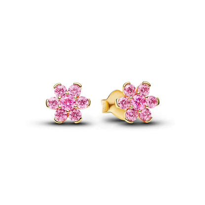 925 Sterling Silver Floral Necklaces Stud Earrings Charms Four‑Leaf Clover Sugar Skull Tiger Ghost Beads Fit Bracelet Jewelry