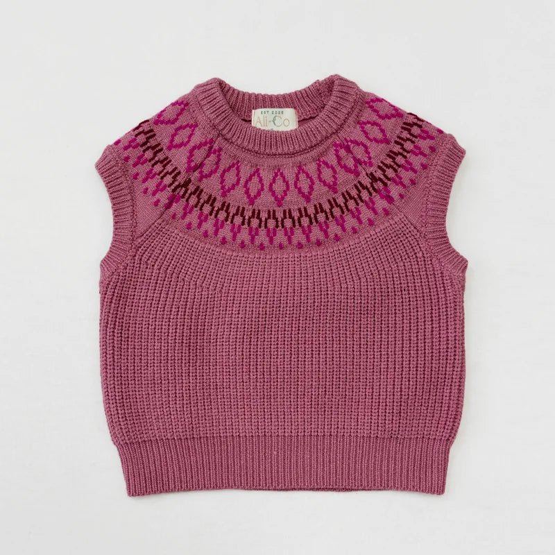 Ali Co AW26 high quality shabbos knit shabbos collection family matches clothes boys girls baby