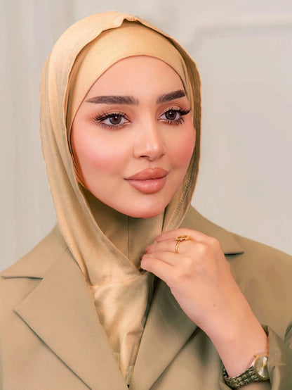New Ready to Wear Hijab Muslim Undercap Jersey Instant Headscarf Islam Comfort Neck Covered Scarf Light Turban