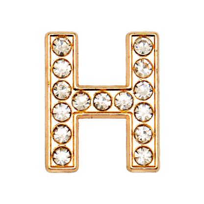 1pcs Metal Gold Luxury Letters Shoe Charms for Clog Alphabet Shoes Decorations Pins for Women Girl Sandal DIY Party Favor Gifts