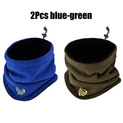 2/6pcs Fashion Winter Camping Warm Fleece Neck Gaiter Ski Tube Scarf Snowboard Face For Men & Women Outdoor Cycling Cold-proof