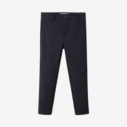 (Ship out in 1 day) AS AW26 ISRAEL Pinstripe Windsor Collection with knitting children clothes shirt
