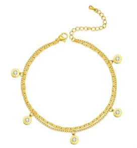 Stainless Steel Bohemian Style Personalized Anklet