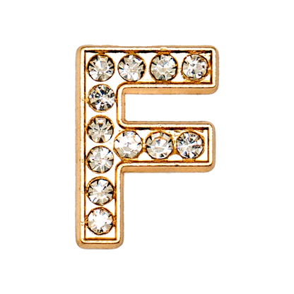 1pcs Metal Gold Luxury Letters Shoe Charms for Clog Alphabet Shoes Decorations Pins for Women Girl Sandal DIY Party Favor Gifts