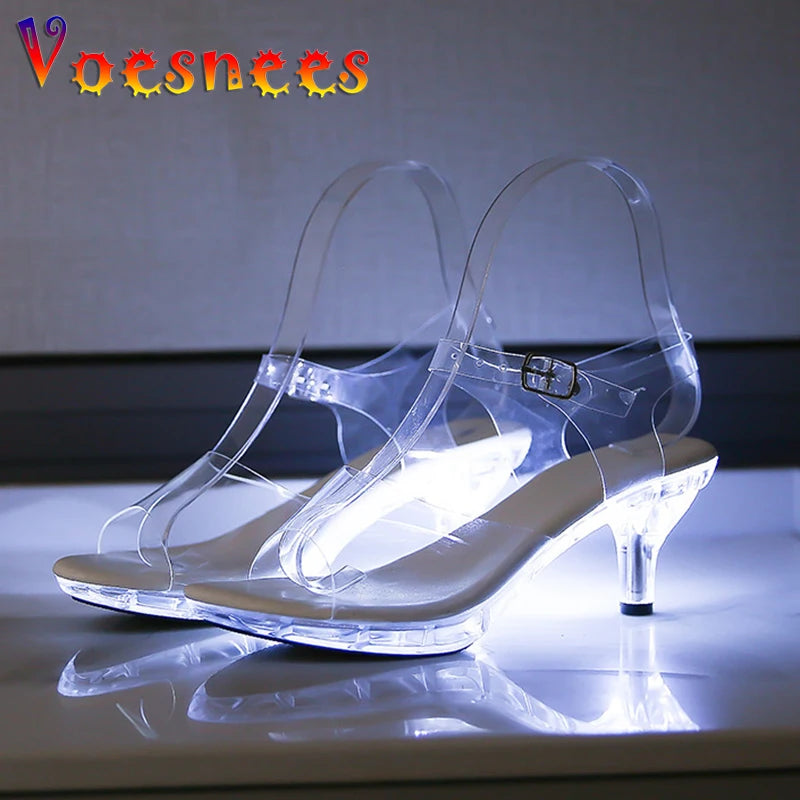 Women's Clear-Strap Heels in Sandal & Mule Options