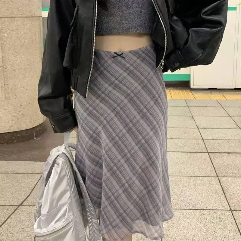 Women's Patterned Flared Skirt in Style Options