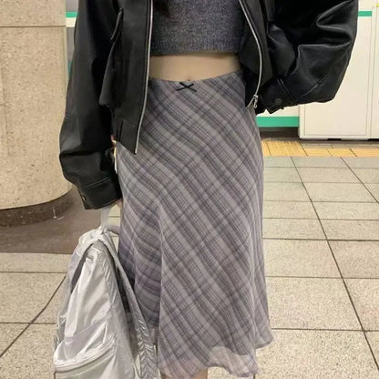 Women's Patterned Flared Skirt in Style Options
