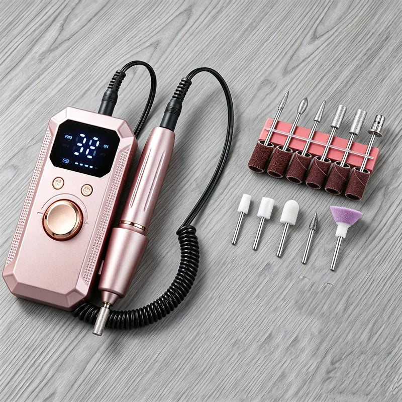 Professional Nail Drill Nail Grinder Set Manicure Cutter Nail Equipment Nail Supplies Home Use Electric Nail Drill Machine