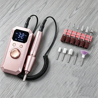 Professional Nail Drill Nail Grinder Set Manicure Cutter Nail Equipment Nail Supplies Home Use Electric Nail Drill Machine