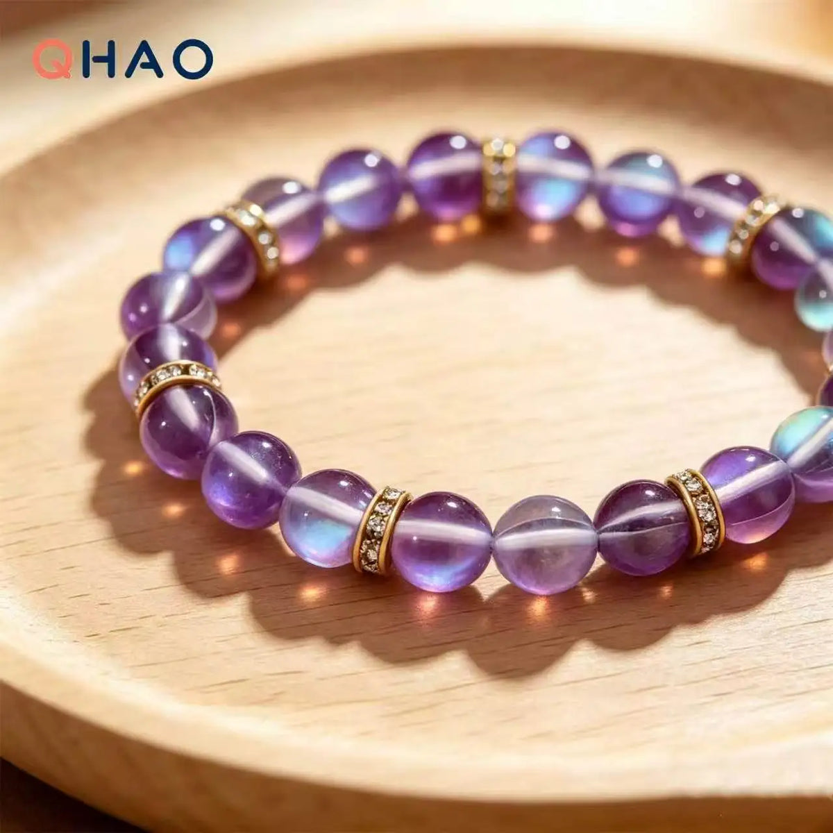 Bohemian Bead Bracelet for Anxiety Relief Calming Mind and Enhancing Communication High-end glass glaze