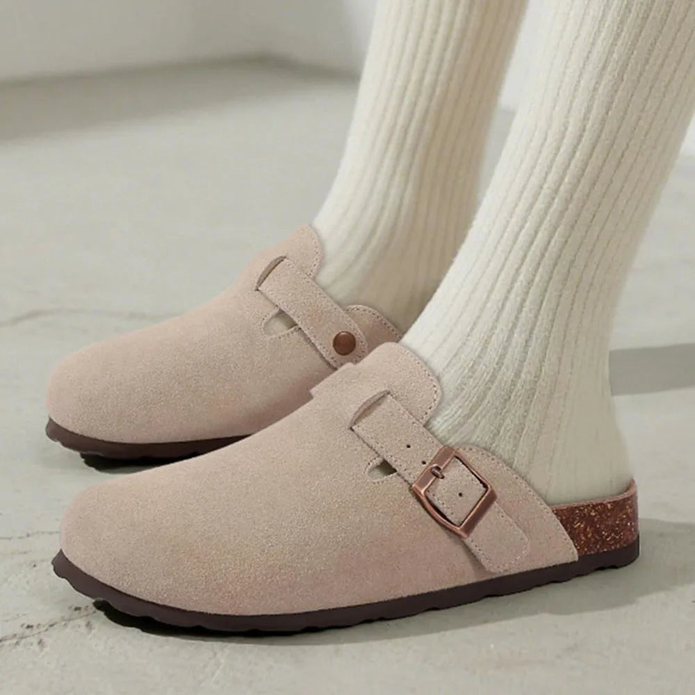 Buckle-Detail Clogs & Slides in Style Options