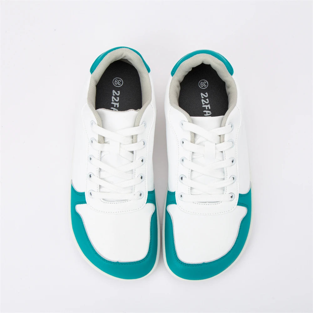 ZZFABER  Barefoot Shoes Soft Leather Sneakers Minimalist Casual Shoes for Women Men Unisex Sneakers