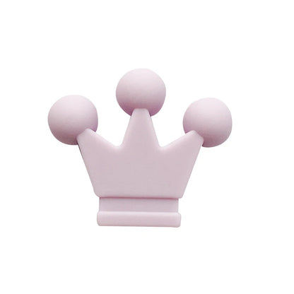 10pcs Food Grade Crown Silicone Beads Baby Teething Toys  Silicone DIY Pacifier Chain Pendant Accessories Baby Teethers