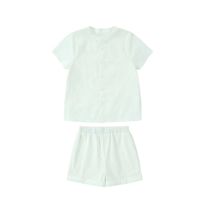AS SS26 Sage Collection 100% Cotton Gingham Girls Embroidery Collar Dress Cable Sweater Top Brother Sister Family Matching