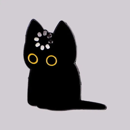 1Pcs  Loading "Black Cat Brooch Multi functional Cat Brooch Creative Backpack Badge