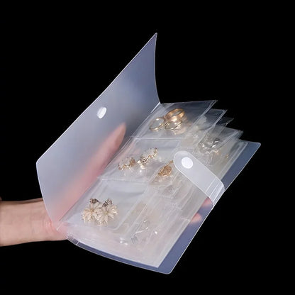 1pc Plastic Transparent Dustproof 84/160 Grids Anti-oxidation Jewelry Accessories Storage Bag Packaging Bag Organizer Holder