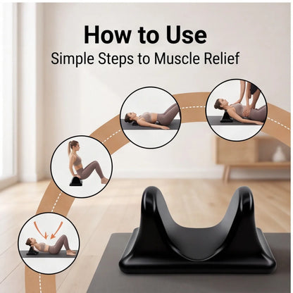 Psoas Muscle Massager – Deep Tissue Massage Tool for Hamstring, Thigh, Back & Calf Use