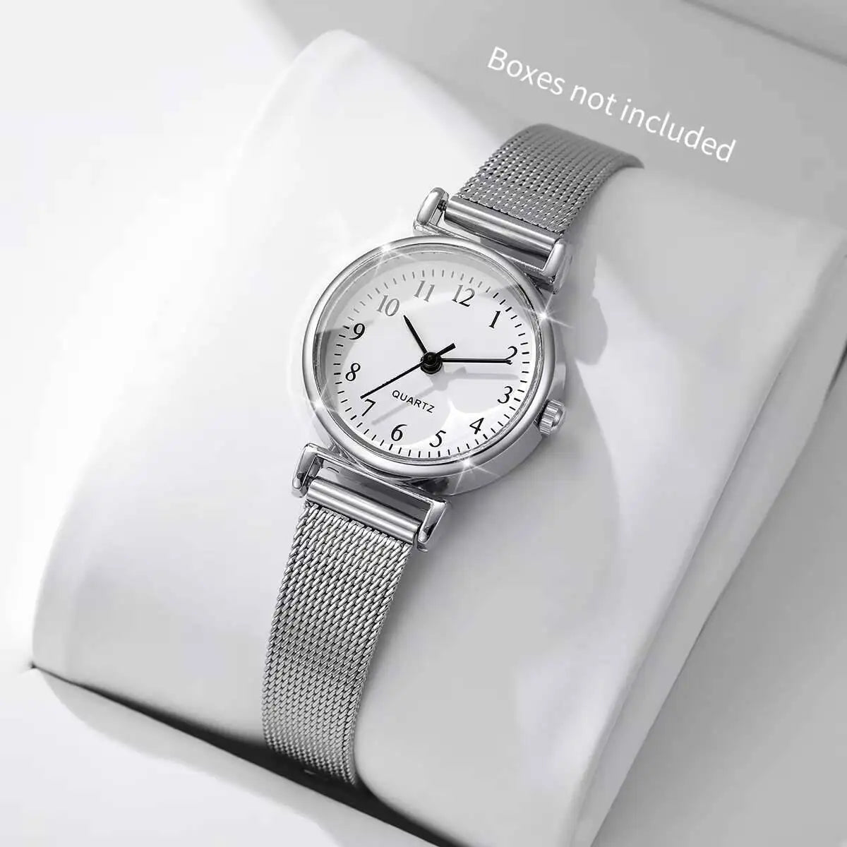 1/2PCS Fashion Women Watches Simple Mesh Band Ladies Quartz Watch Reloj Mujer（Without Box）