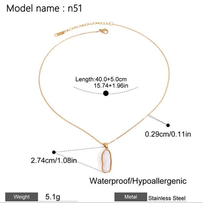 2026 Vintage Necklace On Neck Chain Women's Jewelry Accessories For Girls Clothing Aesthetic Gifts Fashion Pendant