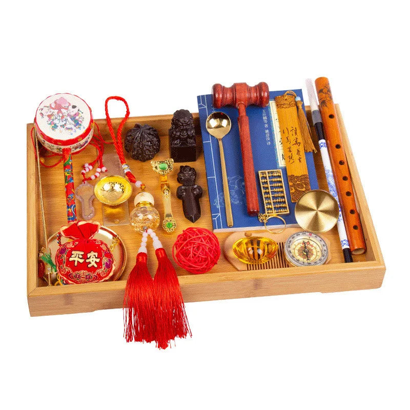 Baby Week Drawing Supplies Set One Year Old Boys And Girls, Birthday Gifts For Children, Practical Modern Chinese Lottery Props