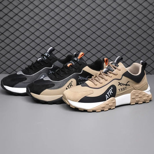 Men's Fashion Outdoor Lightweight Anti-slip Breathable Soft Bottom Wear-resistant Comfortable Sports Casual Running Shoes
